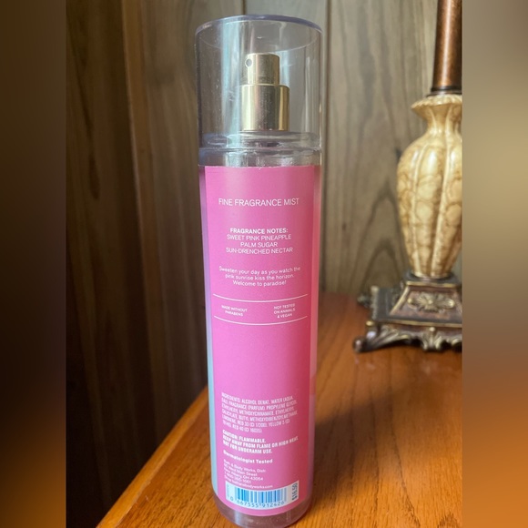 Pink Pineapple Sunrise Bath And Body Works Body Spray - Picture 2 of 2